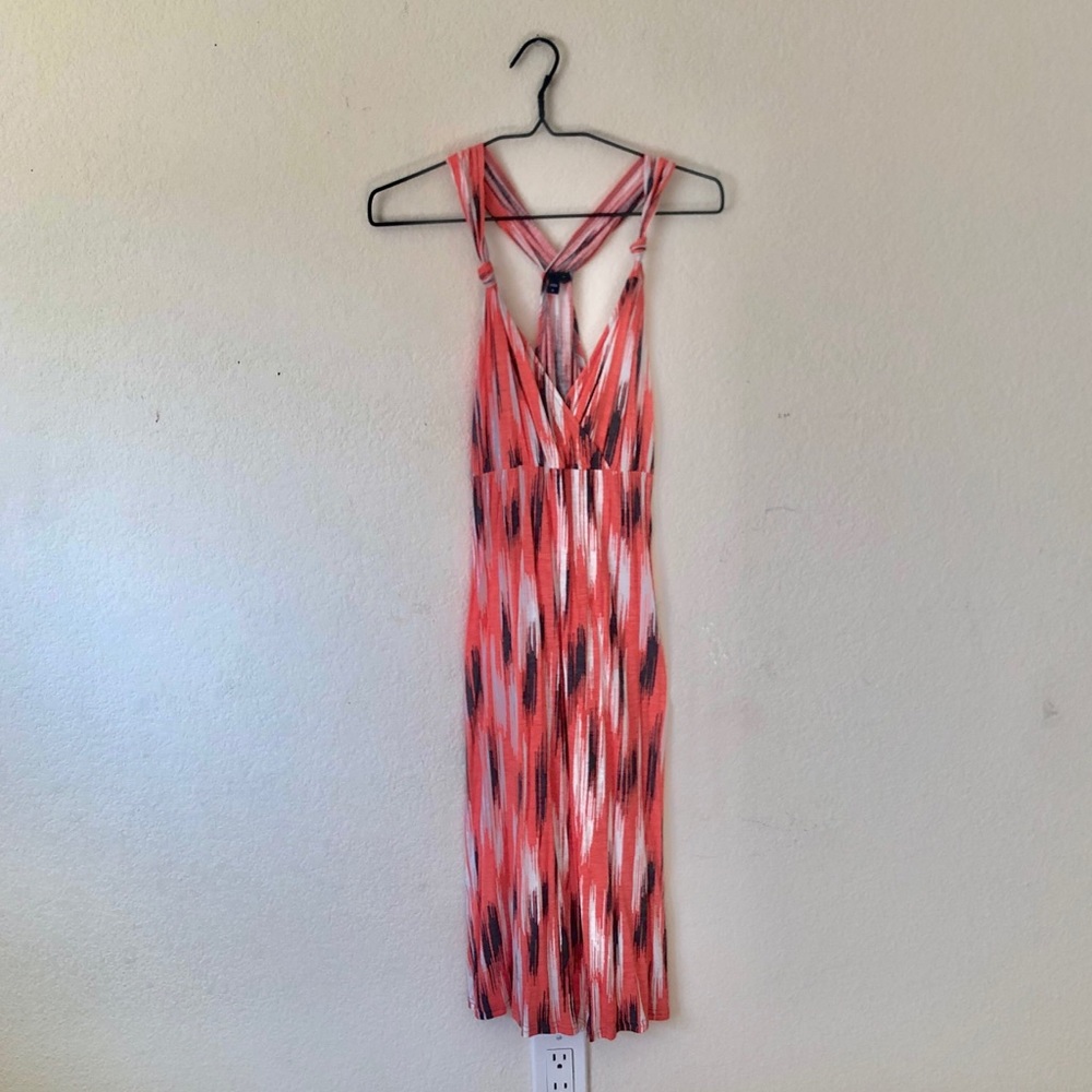 GAP Orange, Brown, & White Dress